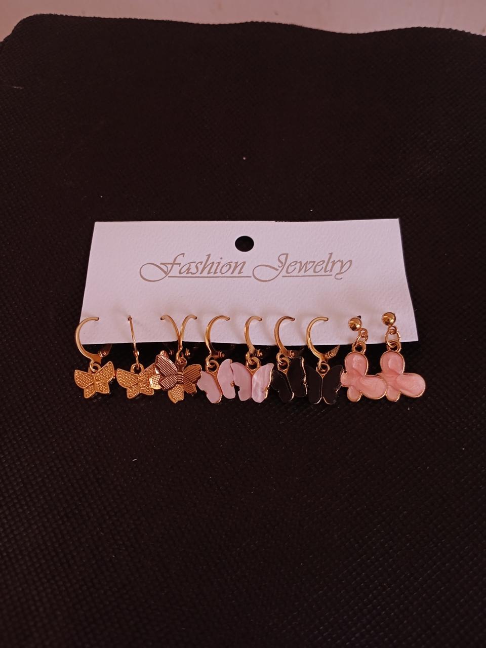 Butterfly wings – Set of 5 Earrings