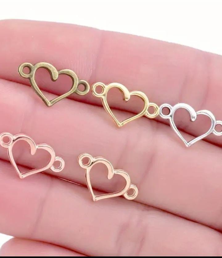 Heart Charms – For the Love of Crafting