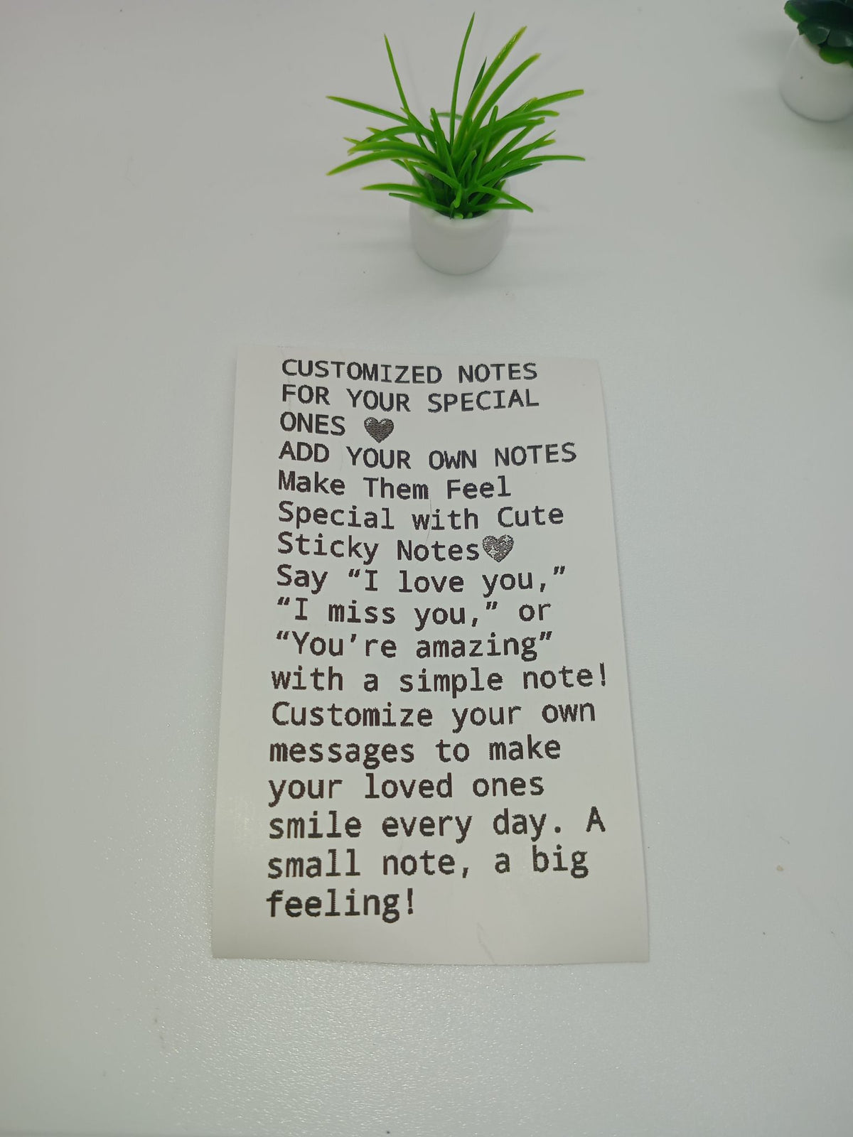 PERSONALIZED NOTES