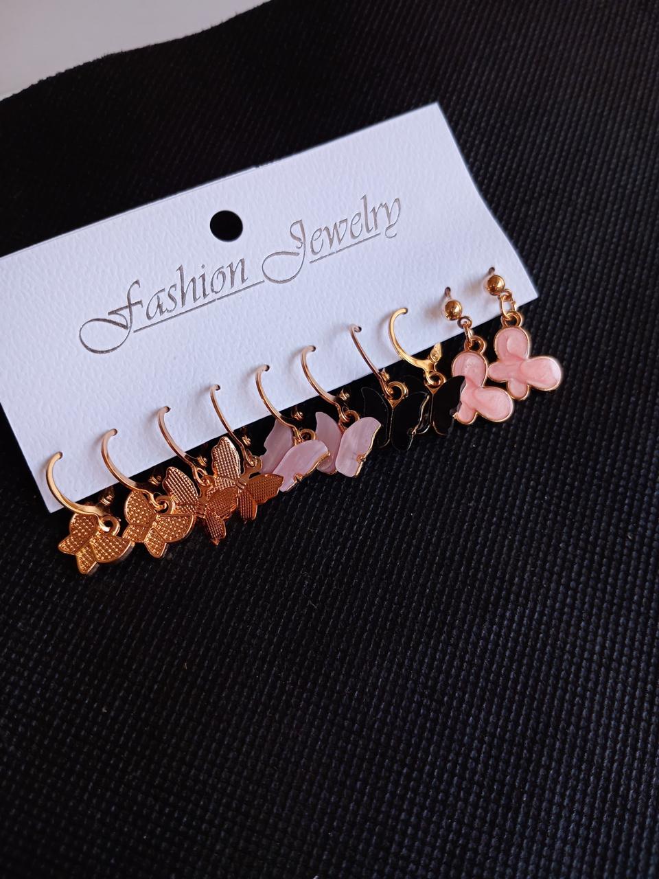 Butterfly wings – Set of 5 Earrings